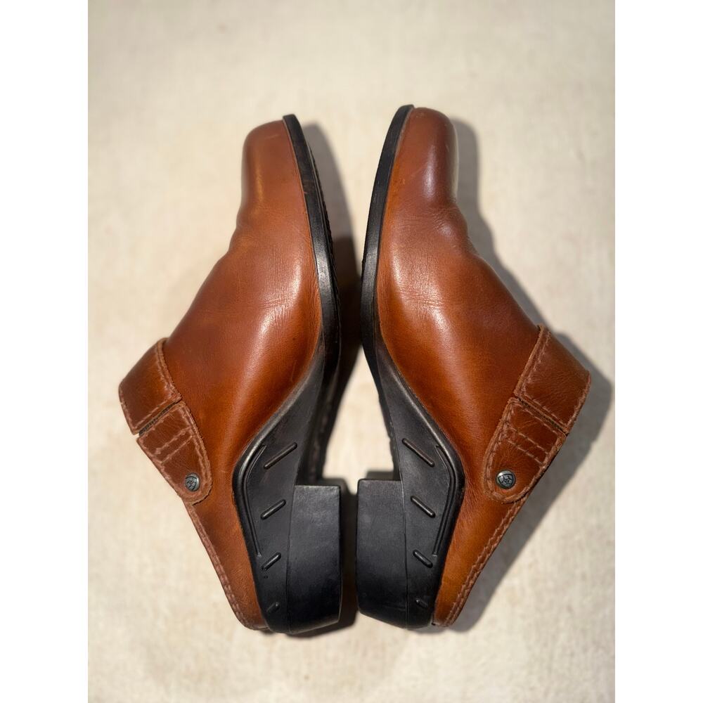 Ariat women’s brown leather mules shoes - Picture 15 of 16